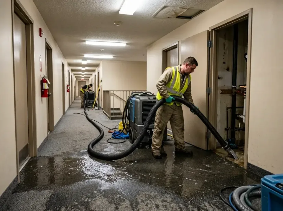 multi-unit-apartment-hallway-f-005 — frequently asked questions, Emergency Burst Pipe Water Extraction & Removal in Carnatio…